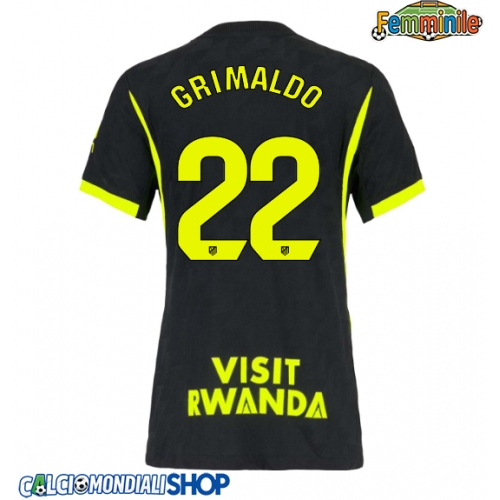 Maglie da calcio Atletico Madrid Alejandro Grimaldo #22 Seconda Maglia Femminile 2026-27 Manica Corta